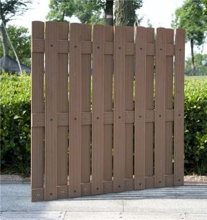 Tehdas toimittaa muoti WPC koriste Puutarha miekkailu tietosuoja